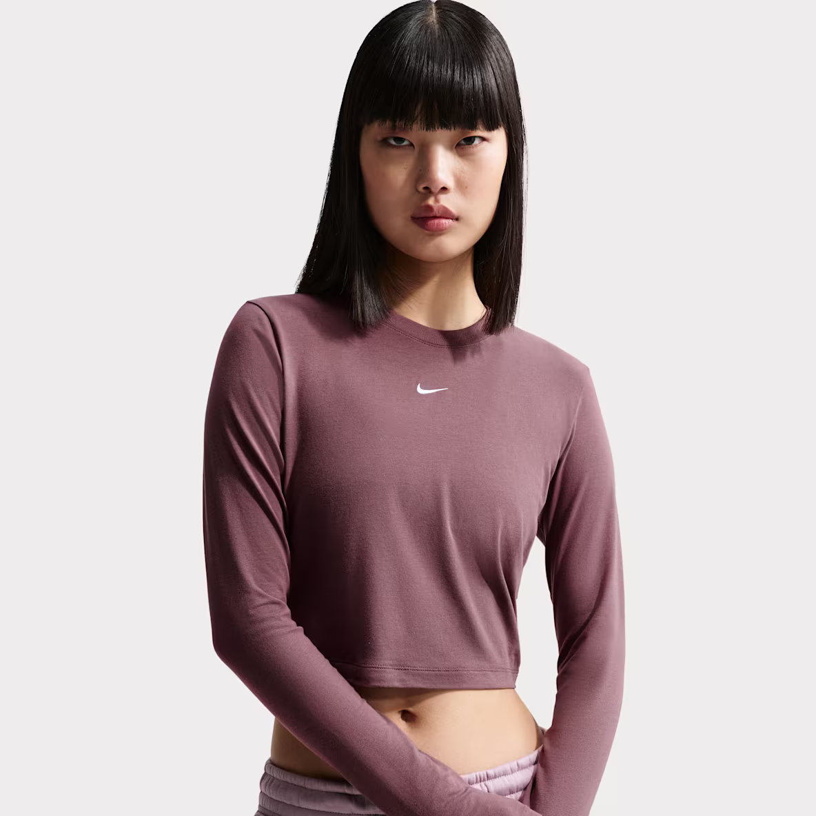 Nike Cropped Workout T- Shirt